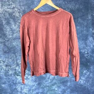 Old Navy Pink Long Sleeve Crop  T-Shirt Sz S